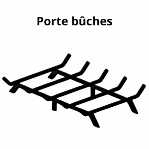 Porte-bûches pour foyer